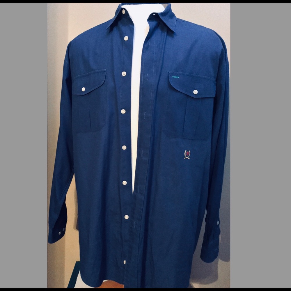 Men’s VTG Tommy Hilfiger Long Sleeve Button Down